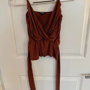 Express Red Summer Blouse